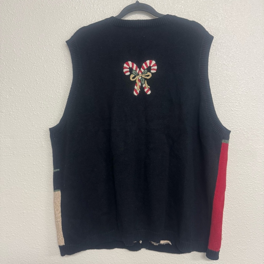 Nutcracker Vintage Size 3x Patchwork Christmas Sw… - image 2